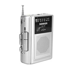 레트로 휴대용 AM/ FM 라디오 카세트 플레이어/ 레코더 컴팩트 경량 스테레, 상세내용참조