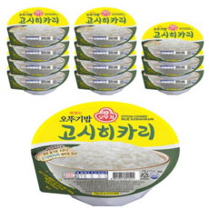 맛있는 오뚜기밥 고시히카리, 210g, 18개