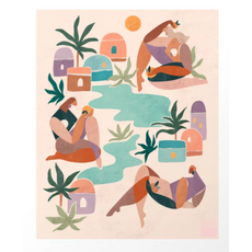 장미꽃그림화분