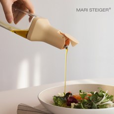 [사은품 증정] 마리슈타이거 오일 디스펜서 오일병 기름병 용기 오일포트 참기름 소스통, 옐로우 + 사은품(방수스티커)