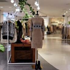 멜로디가든 다이아 니트 원피스(M0WCO01)
