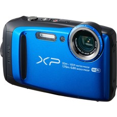 FUJIFILM 디지털 카메라 XP120 블루 방수 FX-XP120BL, 1개