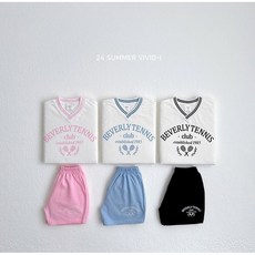 비비드아이 테니스브이넥상하 유아상하복 여아상하복 남아상하복 등원룩 데일리룩
