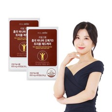 리얼그램 홍국 바나바 오메가3 혈행 혈당 혈중 콜레스테롤 영양제 1병 1개월분, 2개, 60정