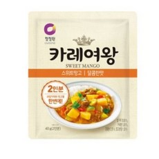 카레여왕 스위트 망고 분말카레, 40g, 6개