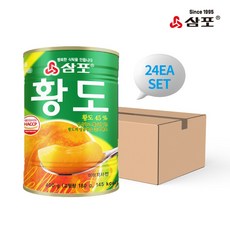 삼포 황도 슬라이스 400g*24ea 1박스, 24개, 400g