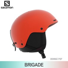 살로몬 [Salomon]살로몬 19/20 브리게이드 헬멧 오렌지 팝색/Brigade Helmet/프리스타일스키헬멧, 선택완료