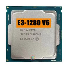 Xeon E3-1280V6 CPU 쿼드코어 데스크탑 E3 1280V6 프로세서 3.90GHz 8M LGA1151 E3-1280 V6 E3 1280 V6