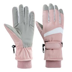 NUNUHANA스포츠 스키장갑 스케이트 스키 장갑#WQ, 여핑크