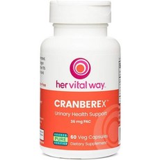 허 바이탈 웨이 크랜버렉스 36mg PAC 베지캡슐 60개