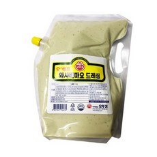 오뚜기 오쉐프 와사비마요 드레싱, 3개, 2kg