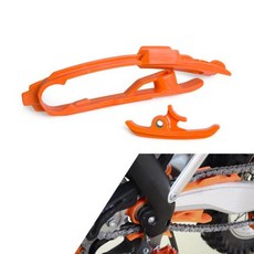 NiceCNC 모토크로스 스윙암 체인 슬라이더 키트 CNC 체인 가드 가이드 브레이크 호스 클램프 KTM 125450 200 250 XC SX SXF 20122020, 1개