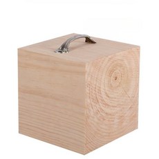 크레인 고임목 받침대 중장비 목재 패드 경사 괴임목, 사각/스키드20cmx20cmx높이15cm, 1개
