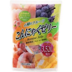 곤약 일본 대용량 젤리 과일 4종 1280g 64개입, 1개, 수량