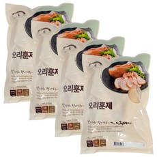 오리훈제 900g 완포 통 요리 완제품, 4개