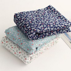 꽃무늬거즈원단