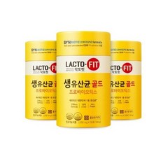 종근당건강 락토핏 생유산균 골드 100g 5통