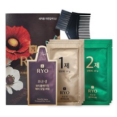 려 화윤생 새치 커버 크림 120g 흑갈색 짙은갈색 자연갈색 겔크림 타입, 자연 갈색, 1개