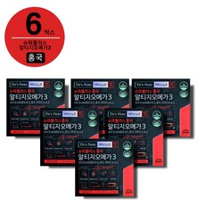 [팔레오] 닥터스노트 슈퍼플러스 홍국 알티지 rTG 오메가3, 30개, 6박스