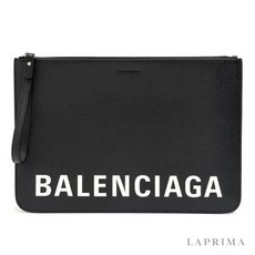 BALENCIAGA [명품]BALENCIAGA 발렌시아가 로고 스트랩 클러치백 636903 1IZK3 1090