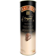 BAILEYS 크리스마스 캔디 오리지널 아이리쉬 크림 무알코올 초콜릿 트러플 선물용 틴 170g(6온스) 케이스, 1개, 170g