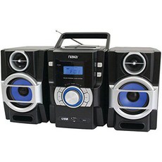 NAXA 전자제품 NPB-429 휴대용 MP3/ CD 플레이어 PLL FM 라디오 NAXA Electr