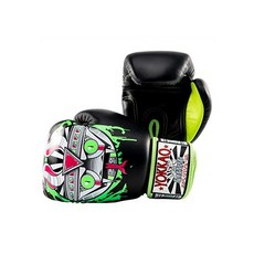 Yokkao APEX Boxing Gloves Leather MMA UFC Muay Thai Kick Boxing K1 Martial Arts Karate Training, Snake Black
