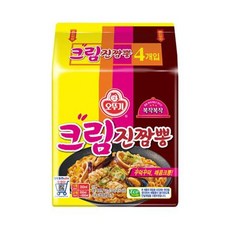 오뚜기 크림진짬뽕 (130gx4입) 요리레시피 자취템 분식, 11개