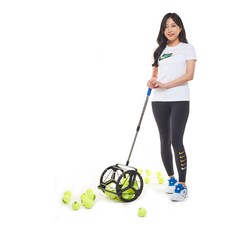 나사레 테니스 볼 캐쳐 테니스공 롤링 수거기, 블랙