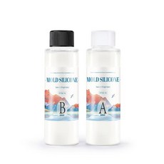 몰딩 제작용 액체 실리콘 몰드 세트 고무 버블 프리 반투명 투명 혼합 비율 1 1 2, 200g, 200g, 1개