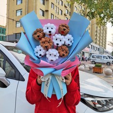 용띠 아기 임신 축하 선물 만들기 DIY 꽃다발 패키지, AL - 용띠아기인형만들기