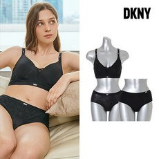 [KT알파쇼핑][DKNY] 시그니처 여성 브라팬티2종+세컨팬티1종 택일 - dkny