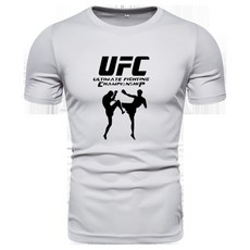 단색 UFC 반팔티셔츠 프린팅 주짓수 격투기 반팔 상남자 캐주얼 스포츠