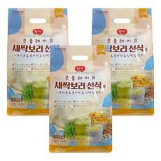 광야식품 콘플레이크 새싹보리 선식 든든한 간식, 3개, 40개입, 20g