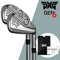 PXG 아이언 젠6 더블 크롬 0311P XP GEN6 IRON 피엑스지 중급자용, 0311XP 더블크롬, 5개 (7-G), 경량스틸 Elevate 95g S