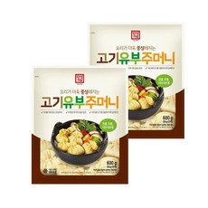 [다만세푸드] 한성 고기 유부주머니 600g 전골, 2개