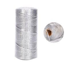 (1 롤) 포장 밧줄 크리스마스 끈, Silver, 1개