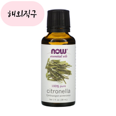 NOWFoods 나우푸드 시트로넬라 에센셜 아로마 오일 30ml, 1개