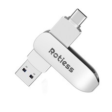 ROTIESS USB3.0 c타입 대용량 유에스비메모리 2in1 핸드폰OTG, 256GB