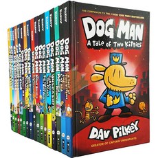 Dog man 17권세트 도그맨 하드커버 영어만화책 스콜 원서 음원 제공 AR2점대