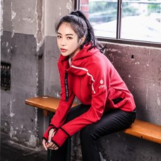 골드글로벌 요가세트 헬스 피트니스 여 빅사이즈 땀이 나는 상의 보정 땀복바지 러닝 운동 마이어트복, 레드 순면 코튼 코트 _ 스판 땀 바