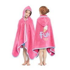 [텐바이텐] [아동비치가운]도톰한 뱀부 비치타올_핑크 아이스크림