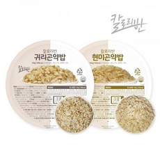 칼로리반귀리곤약밥