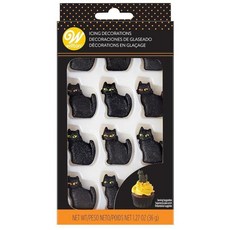 윌튼 Wilton Food Items 블랙 CAT 로열 아이싱 데코 베이킹웨어, 1개