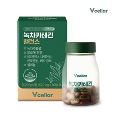 브이셀라 녹차카테킨 밸런스+알로에전잎 다이어트 1박스 (체지방감소 기능성), 2박스