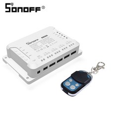 SONOFF RF 무선 원격 제어 웨이 채널 와이파이 릴레이 인칭 인터록, 4ch Pro R3 and RC