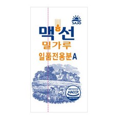HACCP 맥선 밀가루 일품전용분A 대용량 벌크, 1개, 20kg