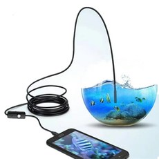 수중 카메라 어군 탐지기 어탐기 HD 렌즈 낚시 내시경 IP67 코드 튜브 Mirco USB C 타입 모니터 안드로이드용 1-25m, E. 7M, 5.7M, 1개