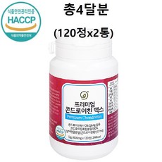 보스웰리아 추출물 보스웰릭산 세라트린 원물 65% 캡슐 정제 알약 상어연골 히알루론산 해조칼슘 피쉬콜라겐 울금 NAG 비타민D 관절 연골 복합식품 복합제 효능, 2개, 60정, 60정