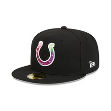 New Era 블랙 프라이데이 남성 인디애나폴리스 콜츠 2023 NFL 크루셜 캐치 59FIFTY 피티드 모자 - 뉴에라귀달이모자